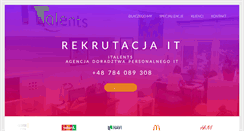 Desktop Screenshot of italents.pl